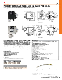 Thumbnail of document Data Sheet - 265 Precisor II Pneumatic and Electro-Pneumatic Positioner